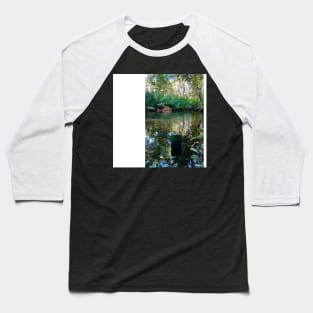 celestun ria wetland ecopark ecopop landscape photo in yucatan eye of the water green park Baseball T-Shirt